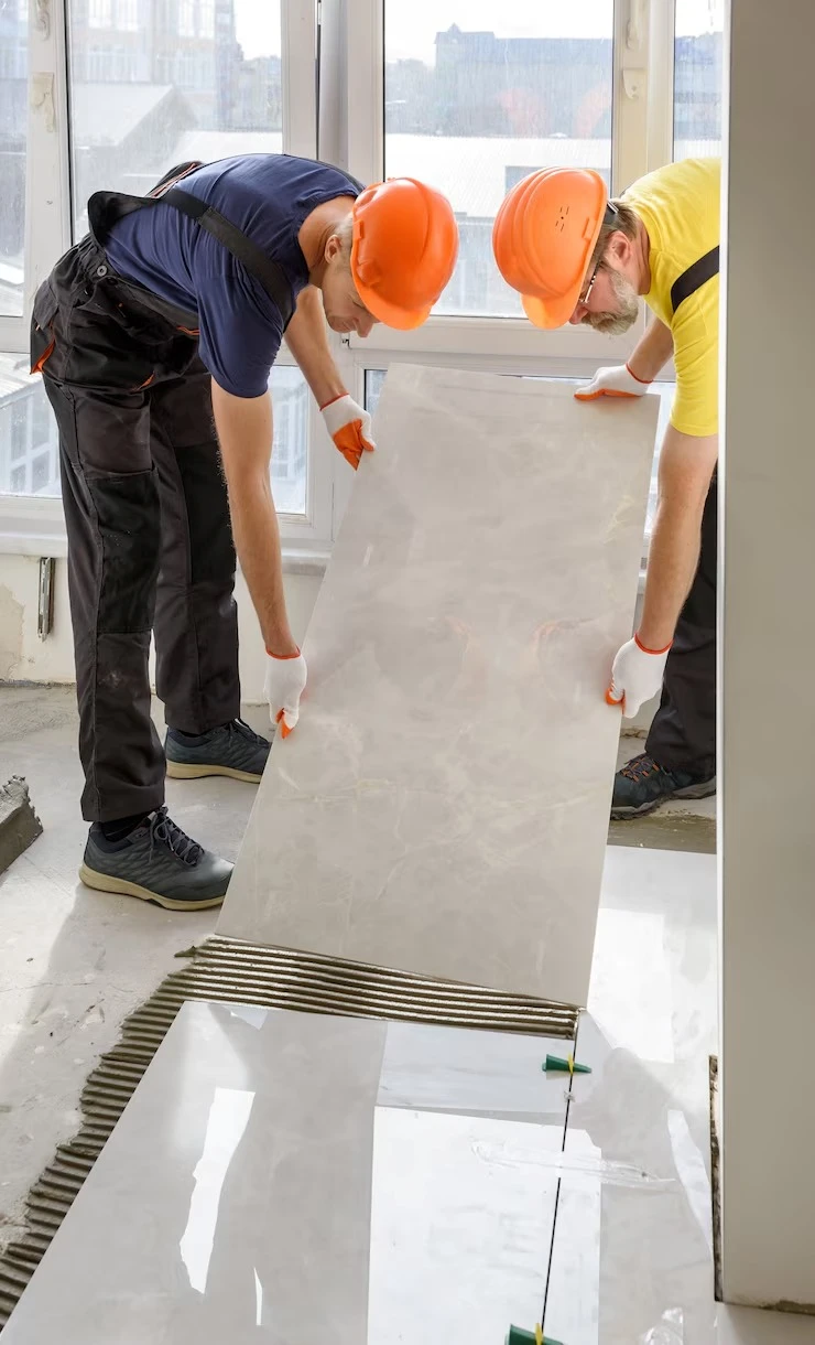 Revitalização de piso porcelanato
